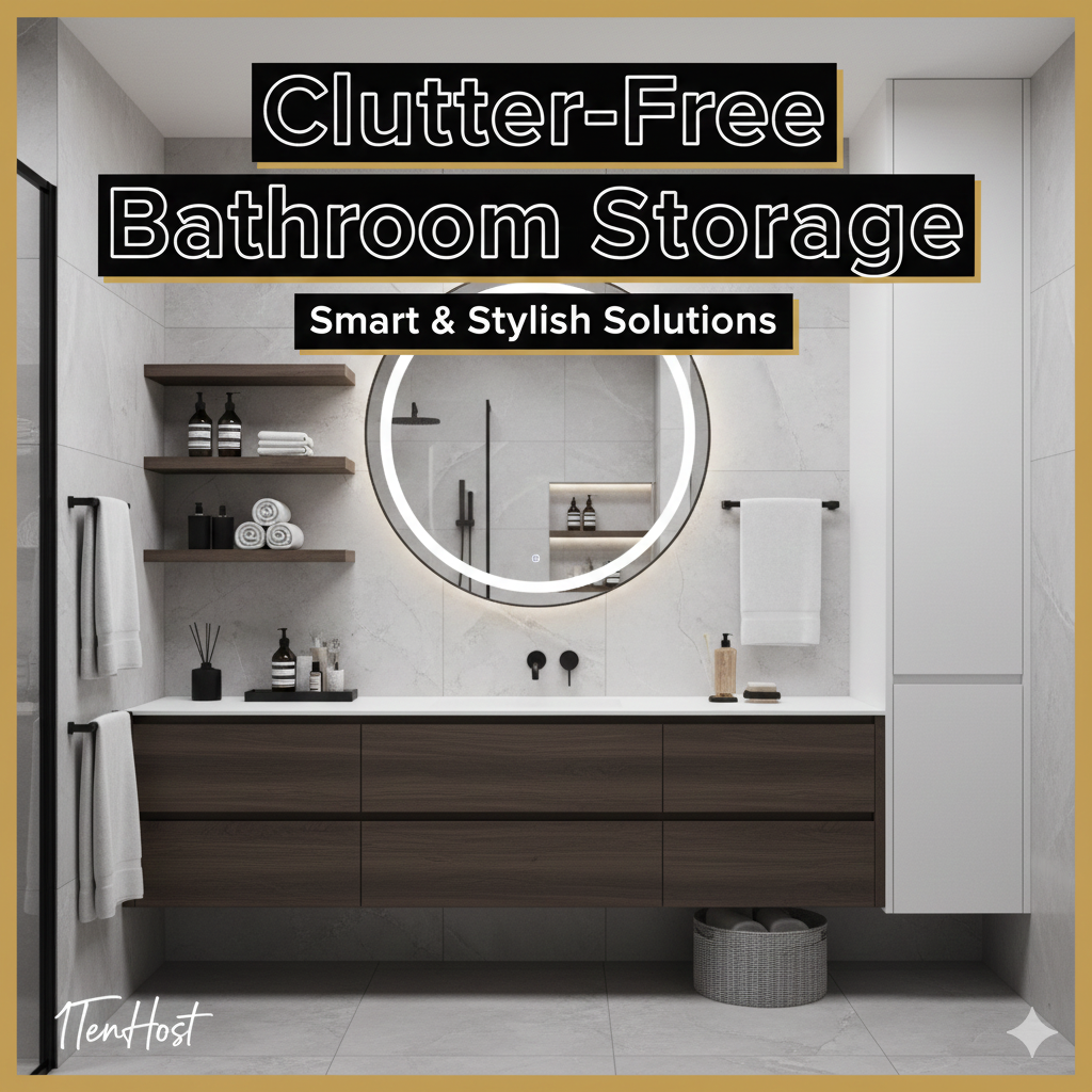 Best Storage Ideas for Clutter-Free Bathrooms (Smart & Stylish Solutions)