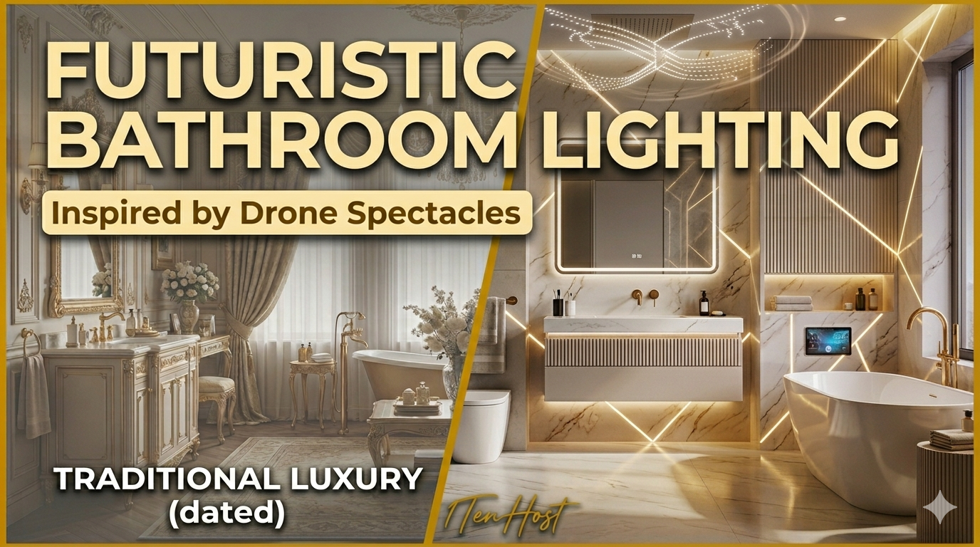 Birmingham Space Chase: Futuristic Bathroom Lighting Trends Inspired by Drone Spectacles