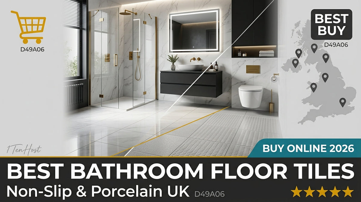 Buy Bathroom Floor Tiles Online UK – Non-Slip & Porcelain Options