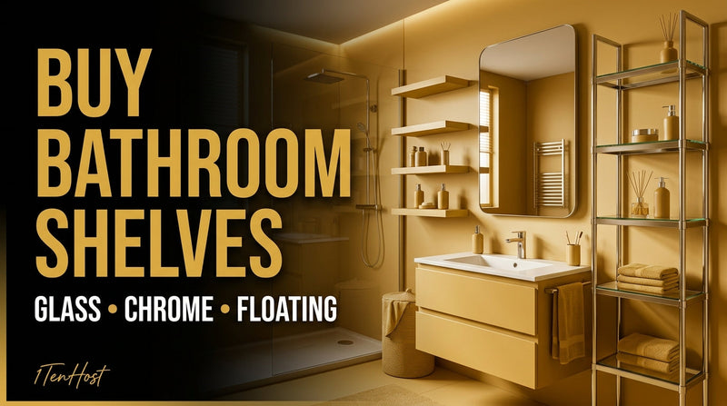 Buy Bathroom Shelves Online UK – Glass, Chrome & Floating Options