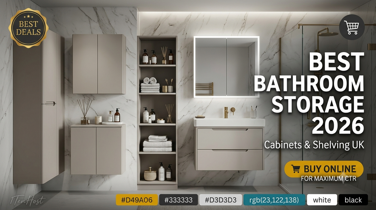 Buy Bathroom Storage Units Online UK – Cabinets & Shelving 2026