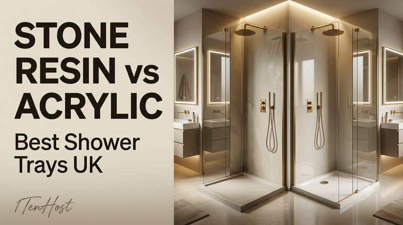 Buy Shower Trays Online UK – Stone Resin vs Acrylic Compared