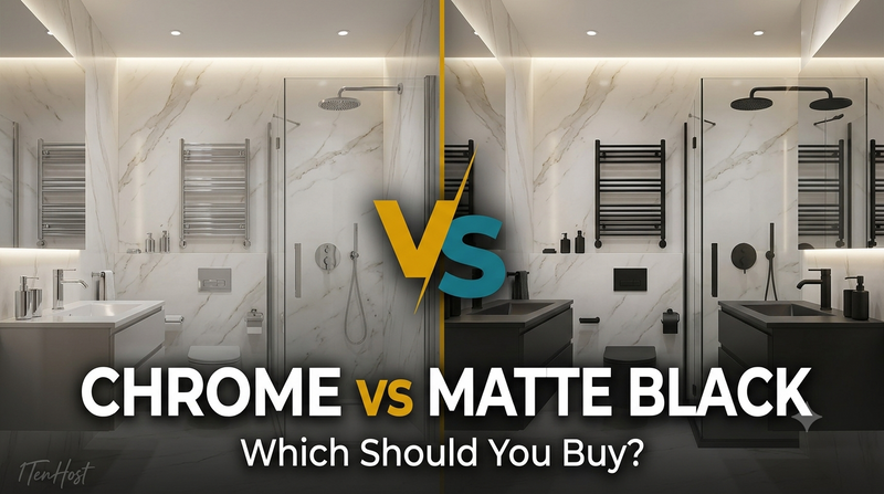 Chrome vs Matte Black Bathroom Fittings – Which to Buy?