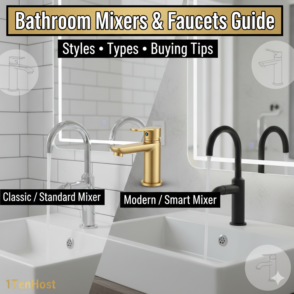 Complete Guide to Bathroom Mixers & Faucets