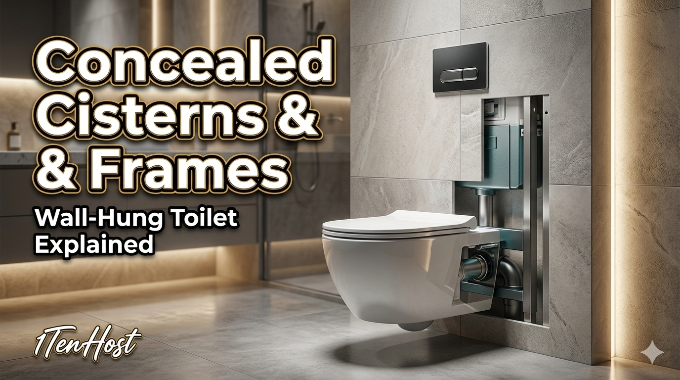 Complete Guide to Concealed Cisterns & Frames (Wall-Hung Toilet Explained)