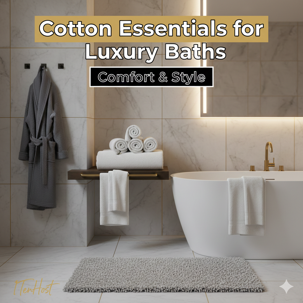 Cotton Essentials Every Luxury Bathroom Needs for Comfort and Style