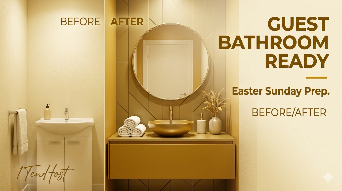 Easter Sunday Guest Prep: Improving the Cloakroom Experience