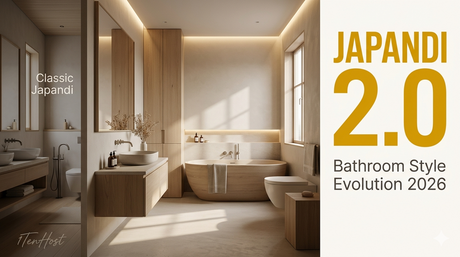 Japandi 2.0: The Evolution of Japandi Bathroom Style in 2026