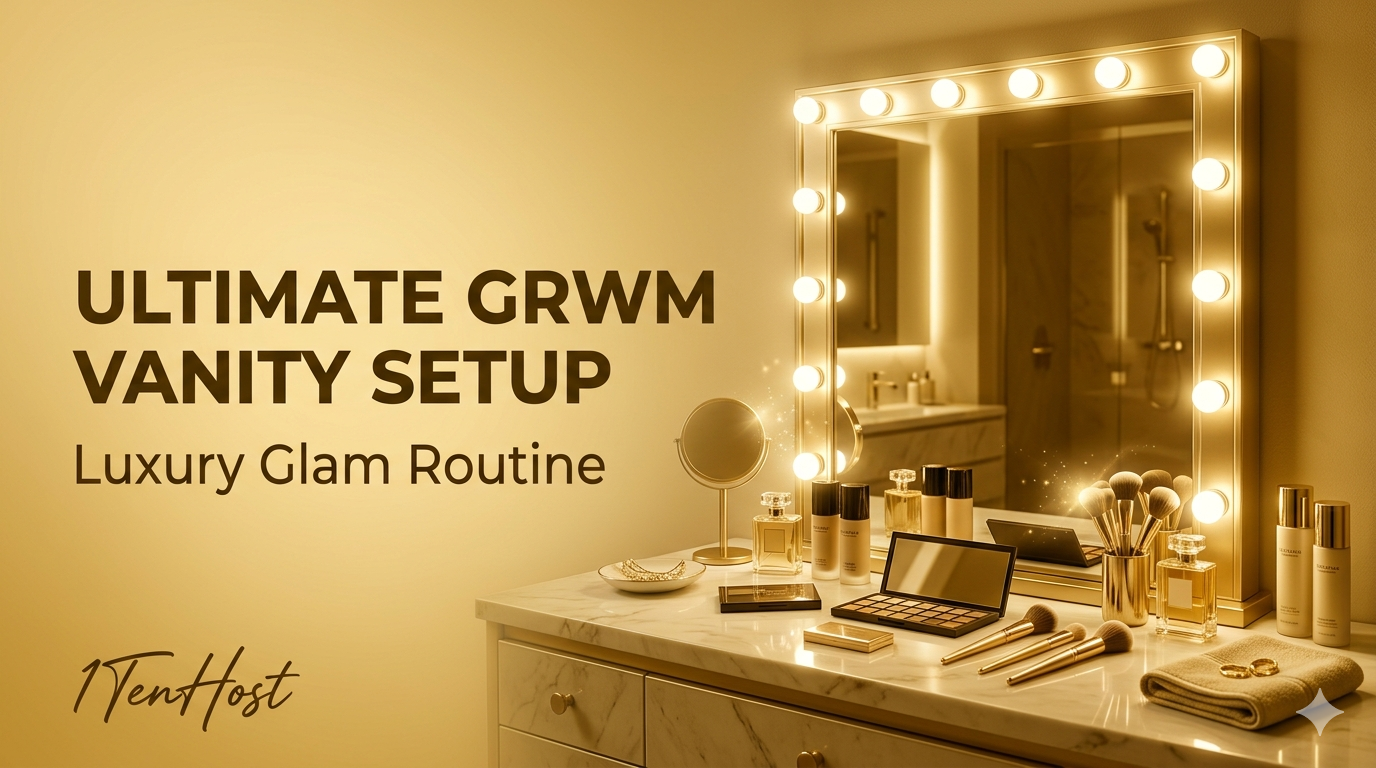 Ladies' Day Luxury: Creating the Ultimate GRWM Vanity Station
