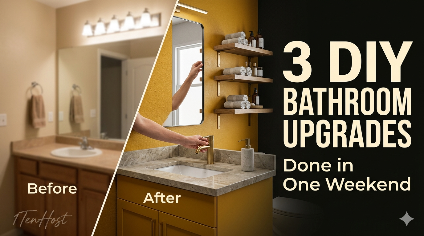 May Day Bank Holiday: 3 Quick Bathroom DIY Projects You Can Finish in a Weekend