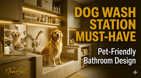 Pet-Friendly Bathrooms: Designing for Your “Top Boy” with the Perfect Dog Washing Station