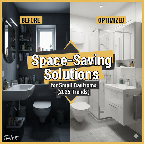 Space-Saving Solutions for Small Bathrooms (2025 Trends)