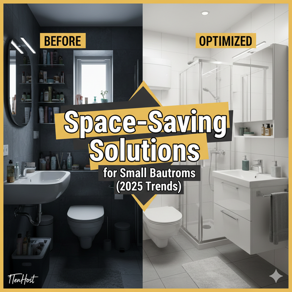 Space-Saving Solutions for Small Bathrooms (2025 Trends)