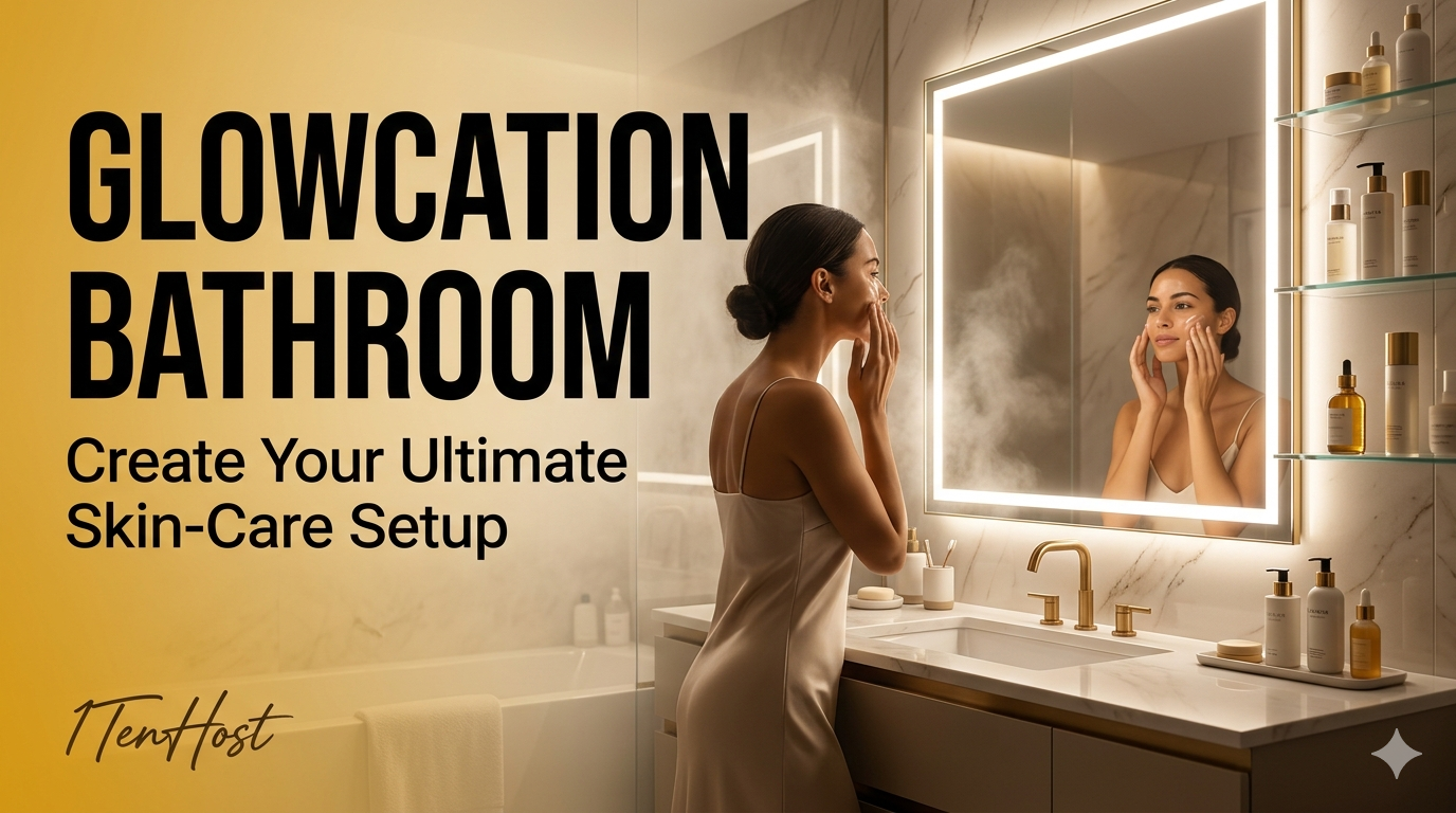 The “Glowcation” Bathroom: How to Create the Ultimate Skin-Care Bathroom Setup at Home