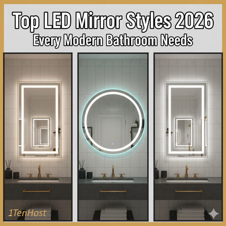 Top LED Mirror Styles Every Modern Bathroom Needs in 2026
