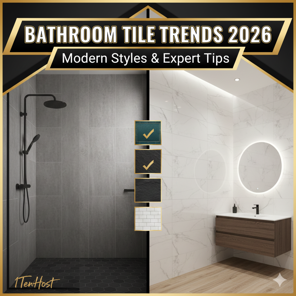 Top Trending Bathroom Tiles for 2026 (Modern Styles & Expert Tips)
