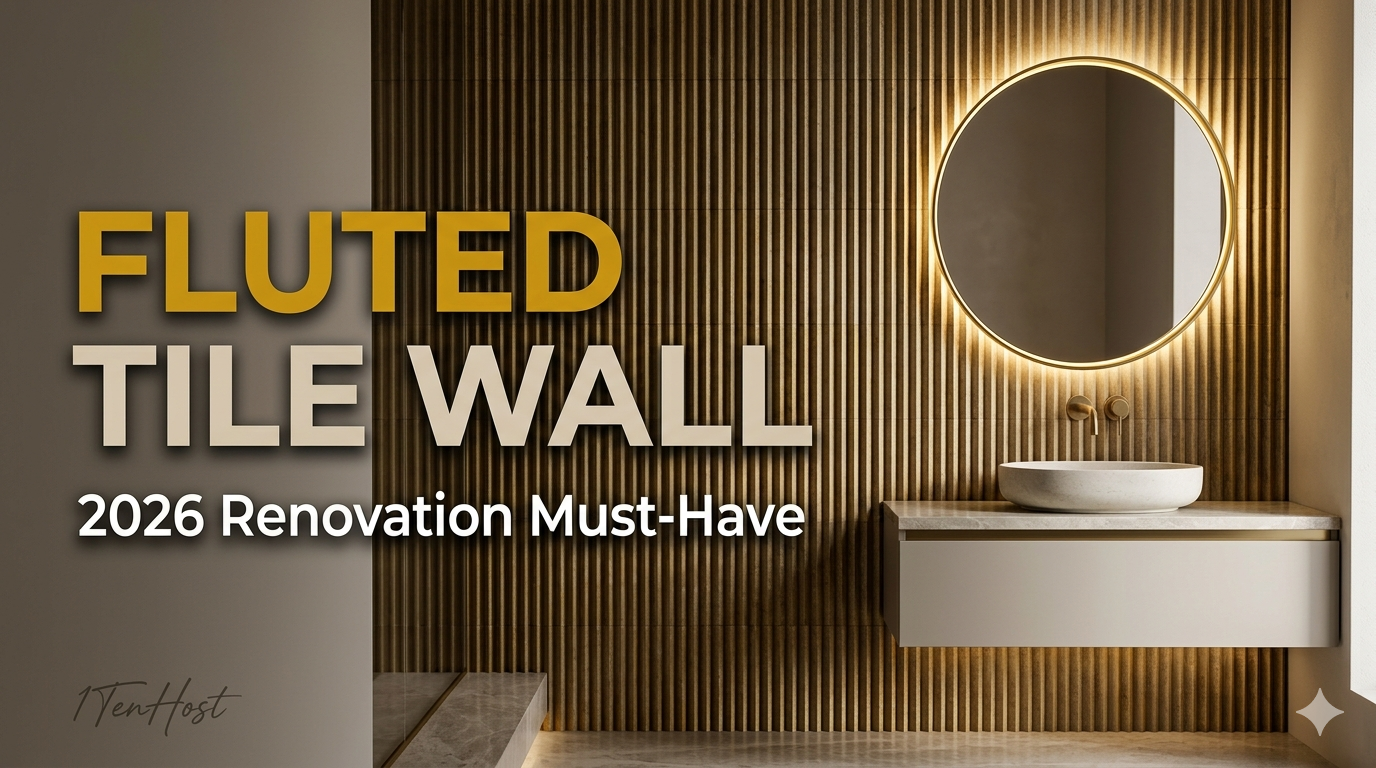 Why Every 2026 Renovation Needs Fluted Bathroom Tiles for a Stunning Feature Wall