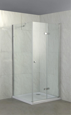 CASCADA Chrome shower enclosure 6MM Toughened Glass 900MM X 900MM X 1900MM