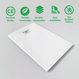 Squared Resin Shower Tray white Slate 900 × 900