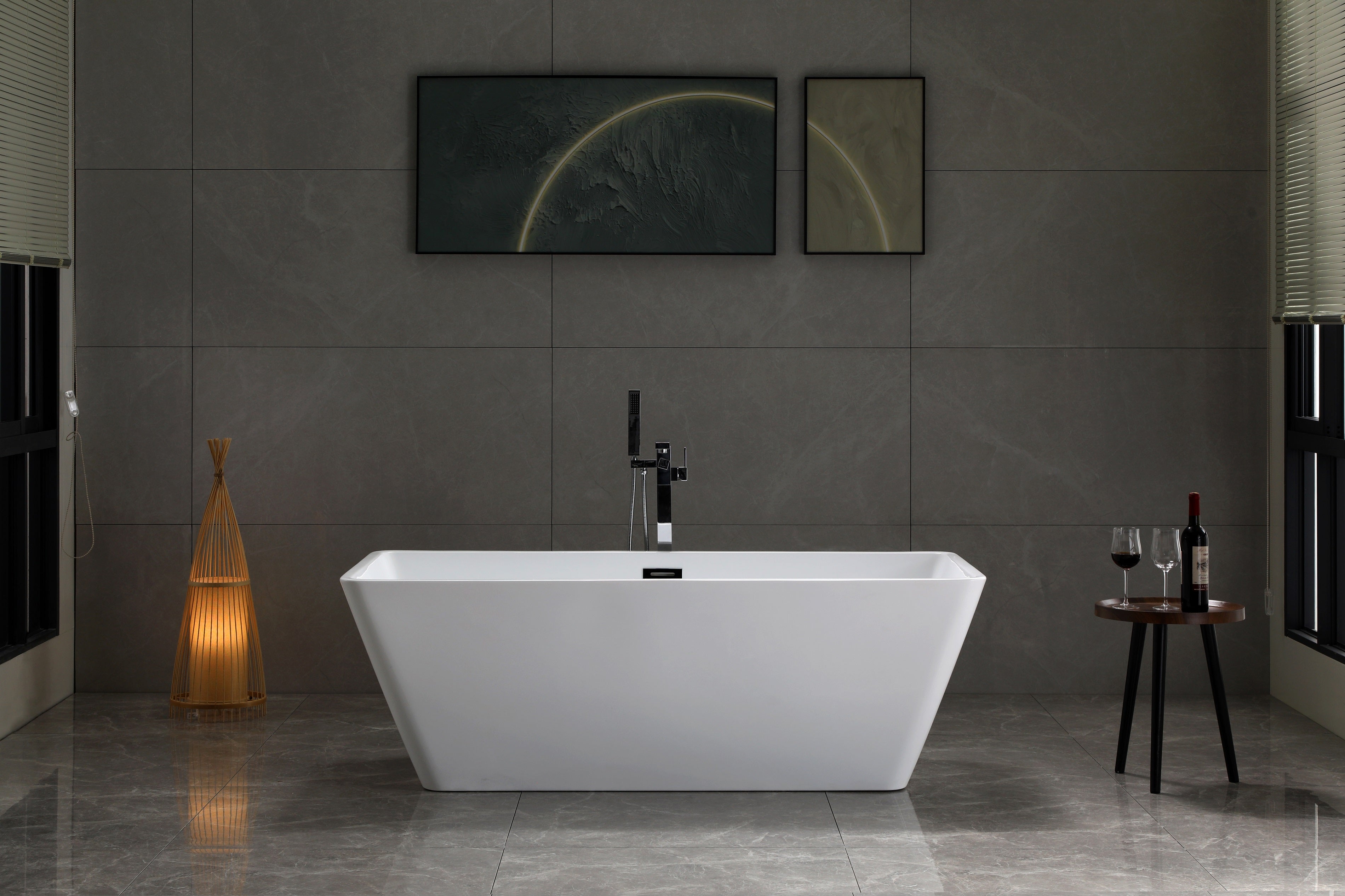 Silva freestanding bathtub 1700mm x 800mm x 580mm