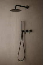 Coruni gun metal grey concealed shower mixer