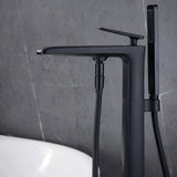 Onyx free standing bathtub mixer matte black