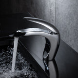 Universe Basin Mixer tap polished chrome