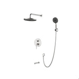 Trace concealed shower mixer polished chrome