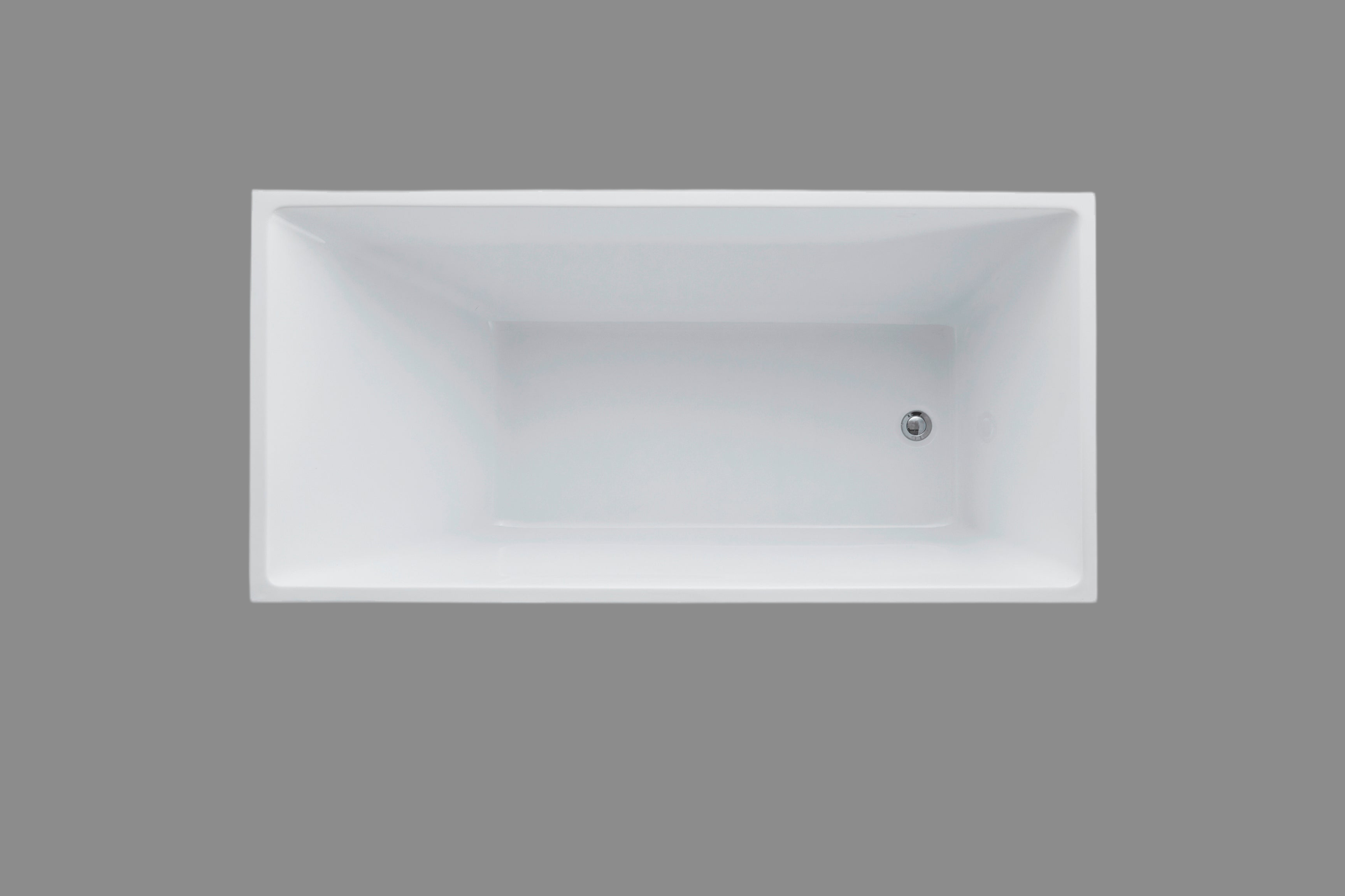 PLUNJA Drop in Bathtub White square - 1700MM X 800MM X 470MM ( excluding feet )