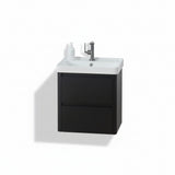 Noble Matte black wall hung vanity 500mm