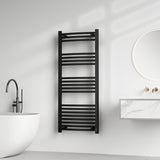 Aurelux Heated towel rail matte black