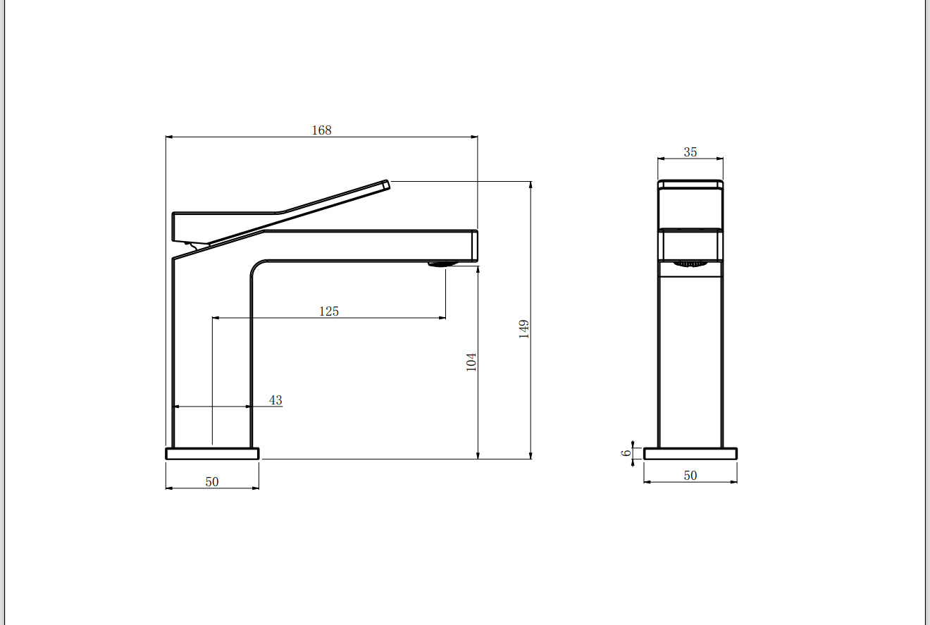 Product dimensions