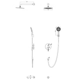 Trace concealed shower mixer polished chrome