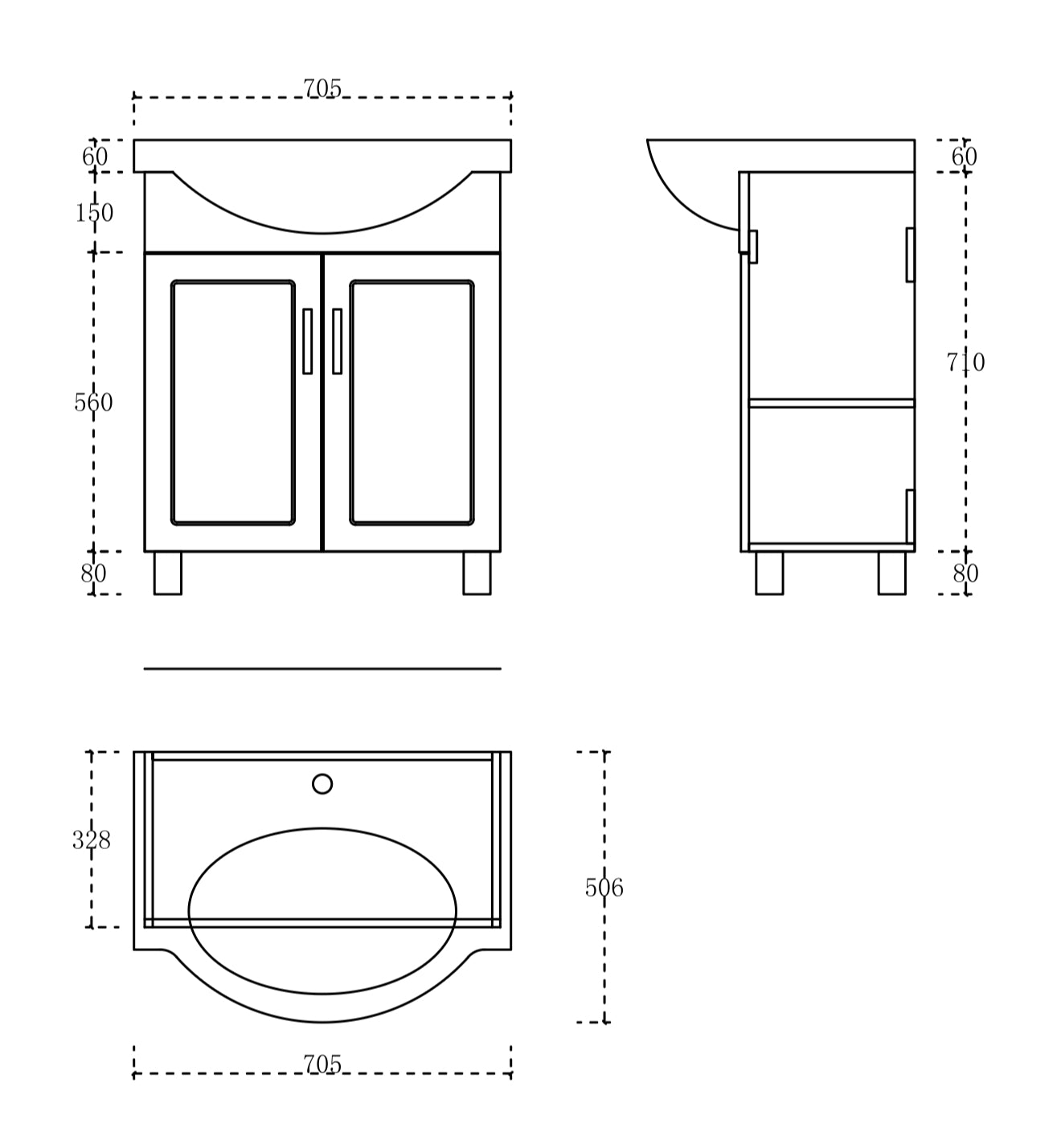 Product dimensions