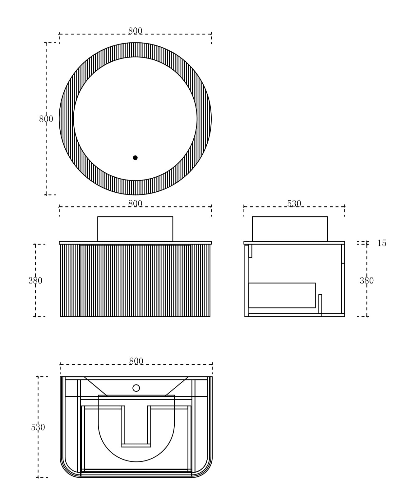 Product dimensions