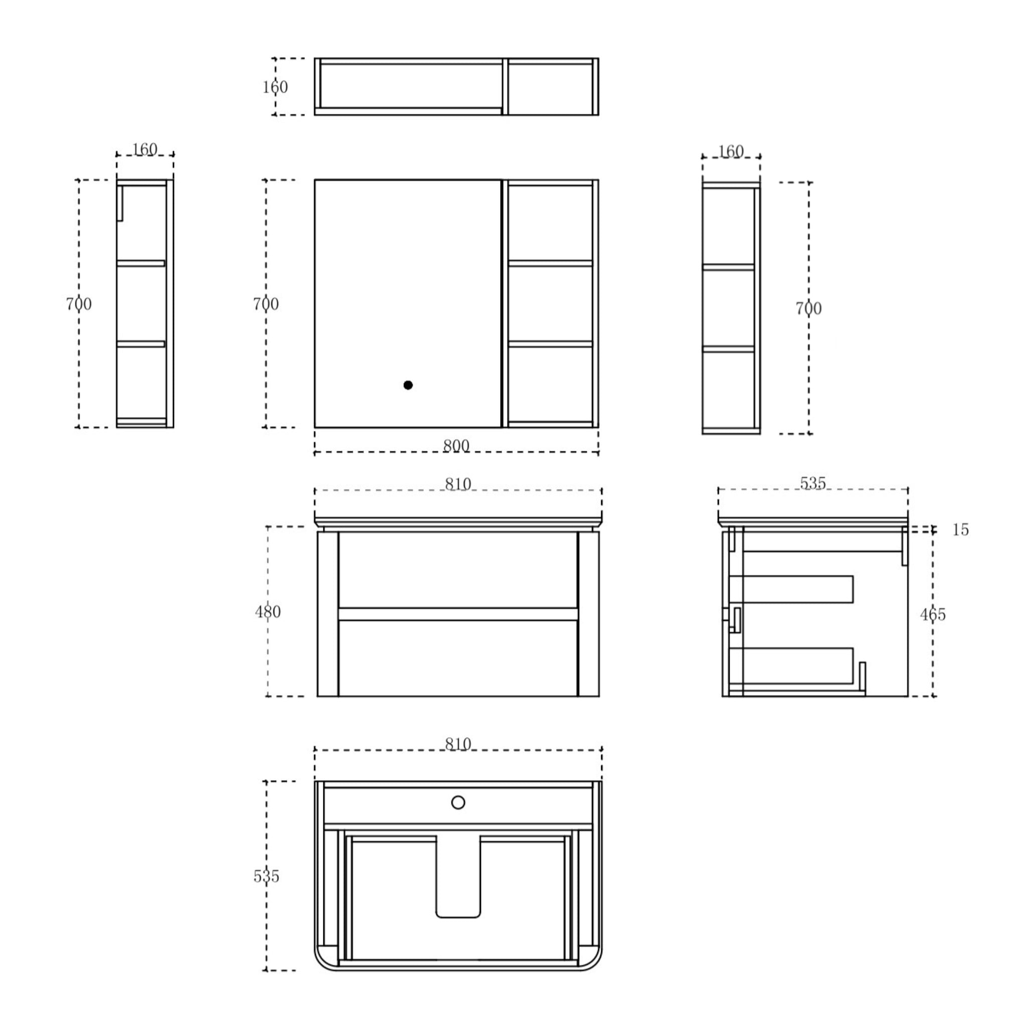 Product dimensions