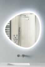 FREE FORM LED ANTI FOG MOTION SENSOR MIRROR 800MM DIAMETER