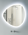FREE FORM LED ANTI FOG MOTION SENSOR MIRROR 800MM DIAMETER