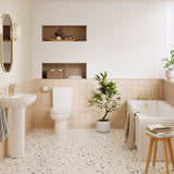 Laurus Full bathroom Suite & Bath matte Black Finishes