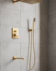 Polaris brass concealed shower mixer - 3 Variants