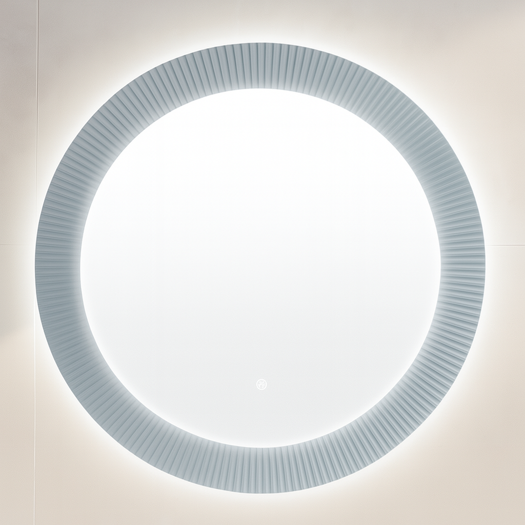 ESENCIA FRAMED LED MIRROR 850MM DIAMETER