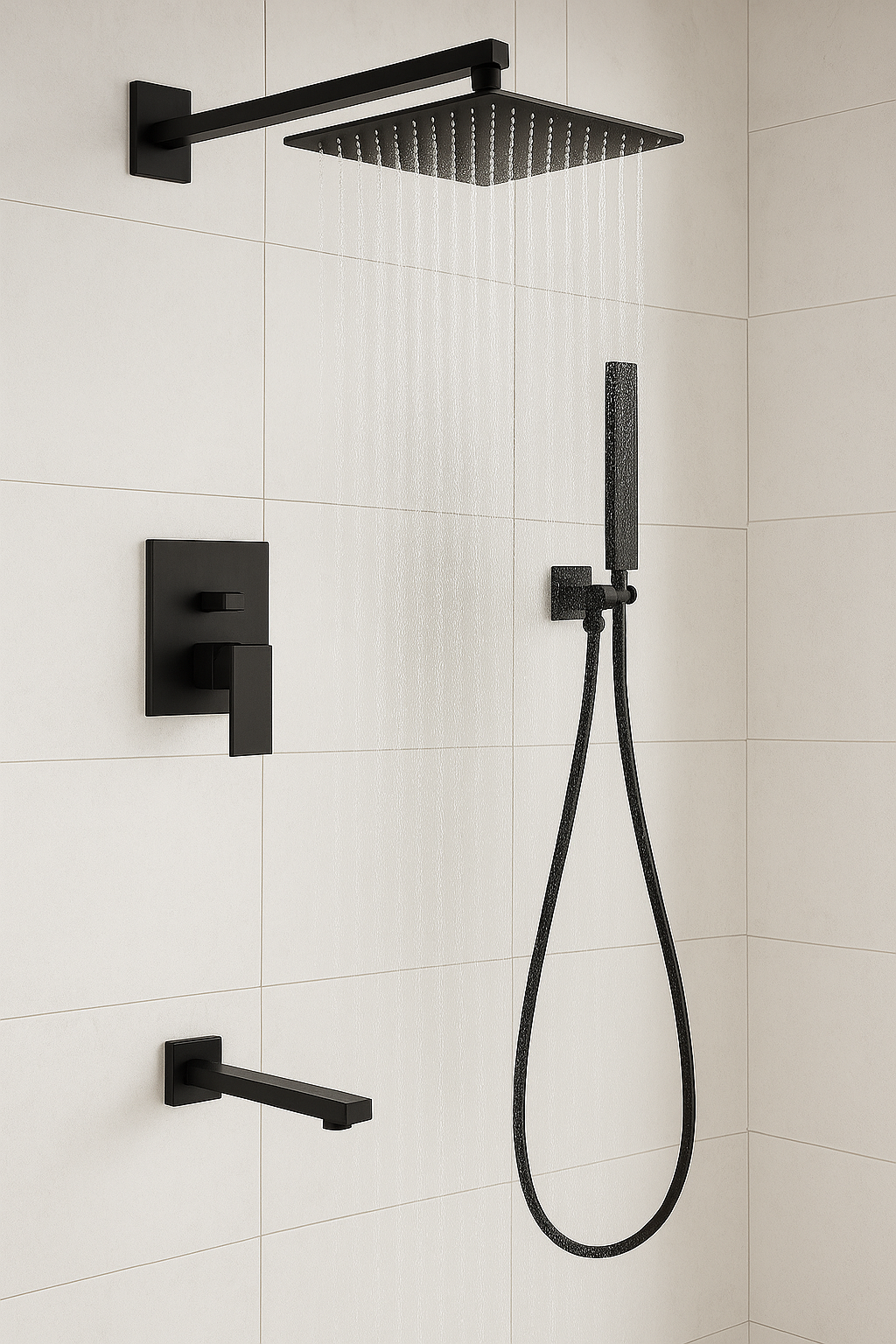 Polaris brass concealed shower mixer - 3 Variants
