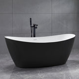 NOIR Freestanding Bathtub black/white 1710mm