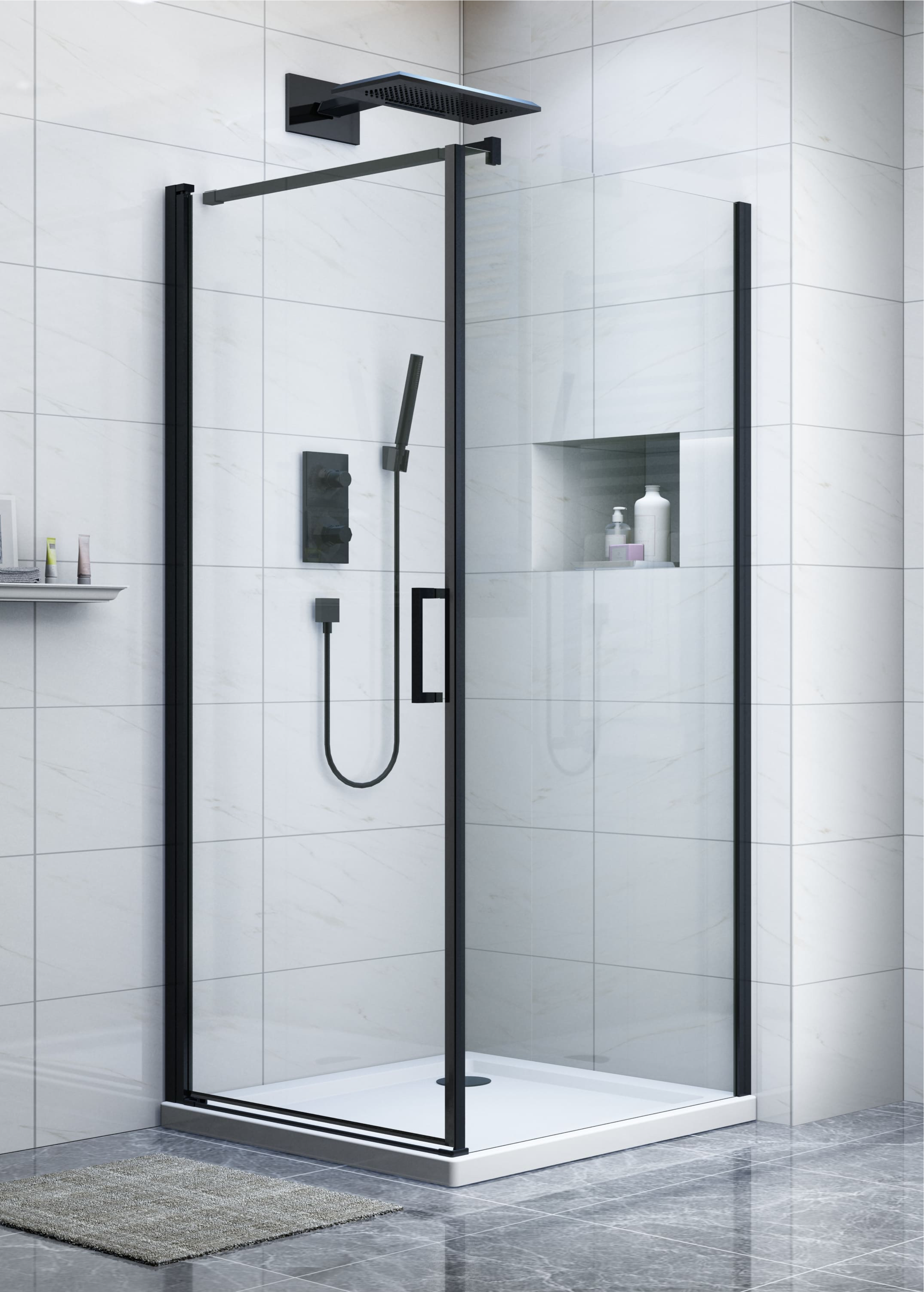 MARINO Shower Enclosure 8MM Toughened Glass 900MM X 900MM X 1950MM