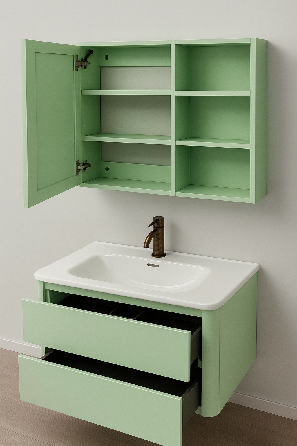 Noble Wall Hung Vanity Set 800mm X 500mm