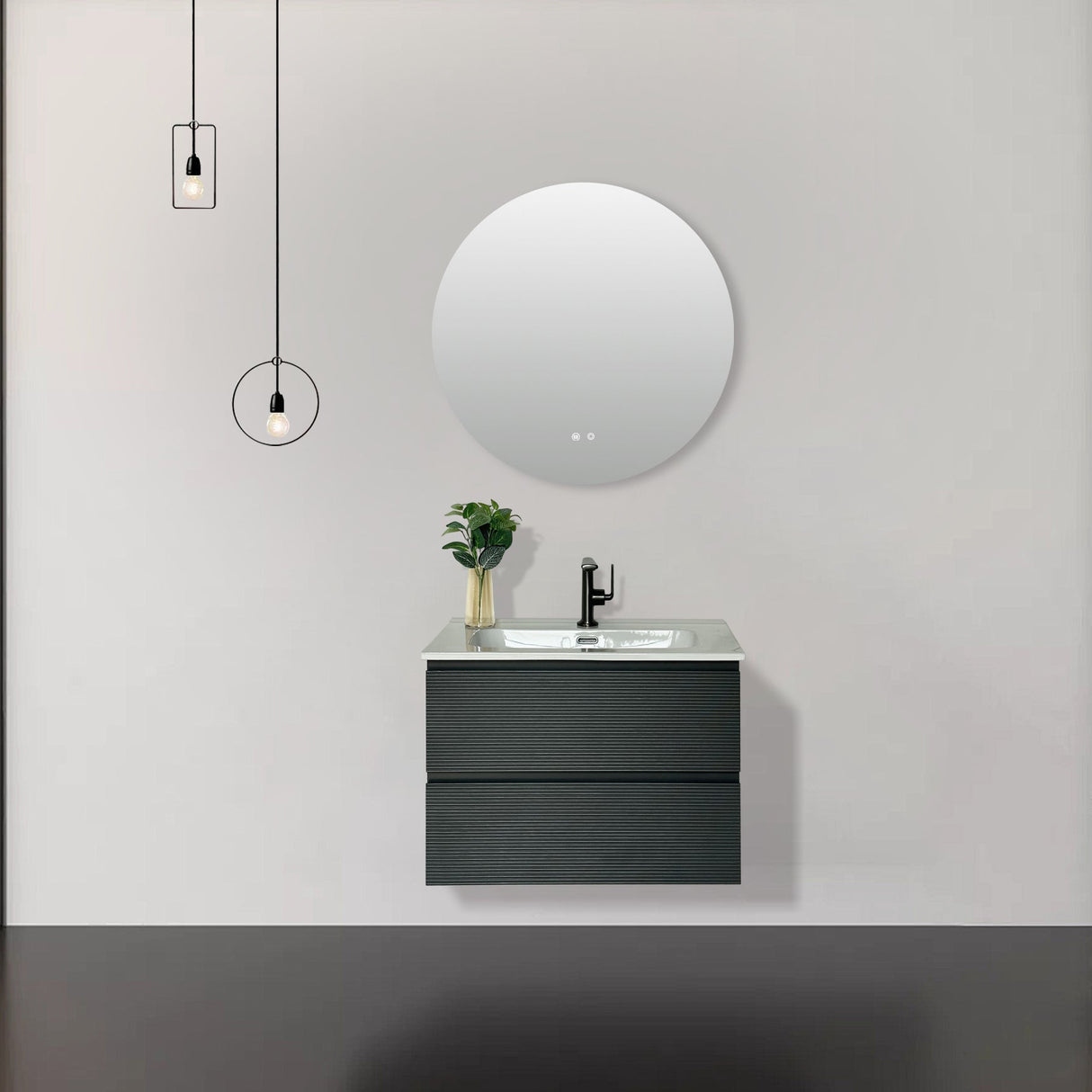 Lucento wall hung vanity 700mm