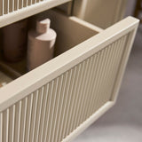Bota stoney beige fluted 3 Drawer floor standing vanity