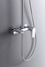 Strike polished chrome brass shower mixer