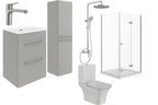 Grey it with love full bathroom Set - 7 Pieces