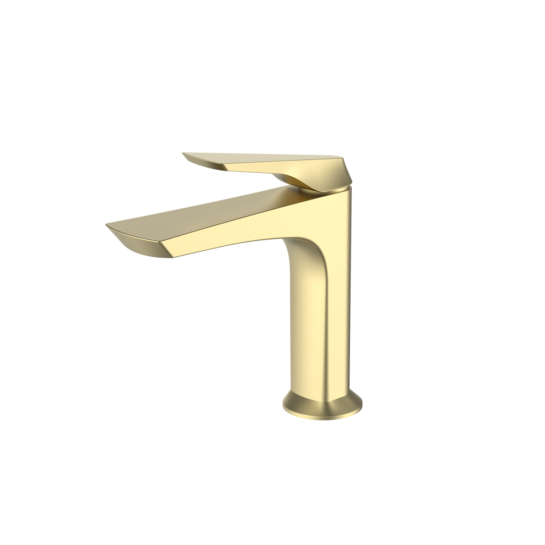 Wizard Basin Mixer tap brushed brass gold